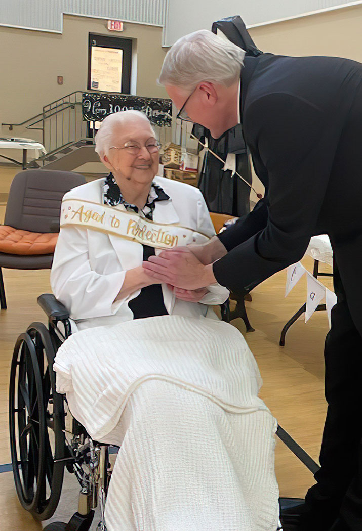 Sister Mary George Kissel turns 100.