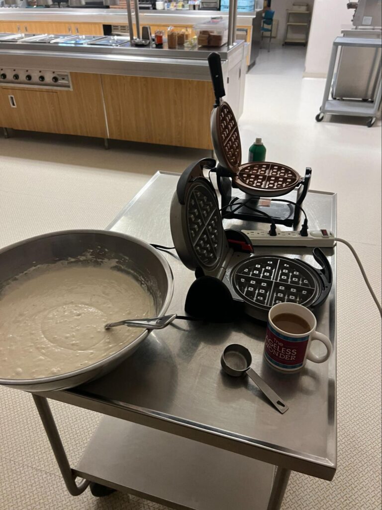 Waffle irons at the monastery